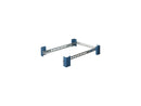 RackSolutions 1U Universal Rail with 24" Depth and Wirebar - Adjustable Mounting