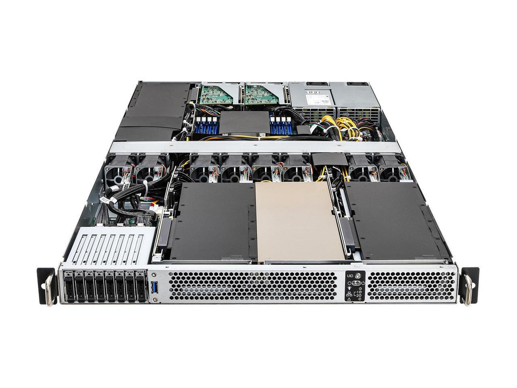 Asrock Rack 1U4G-ROME 1U Rackmount GPU Barebone AMD SP3 LGA4094 EPYC 7 ...