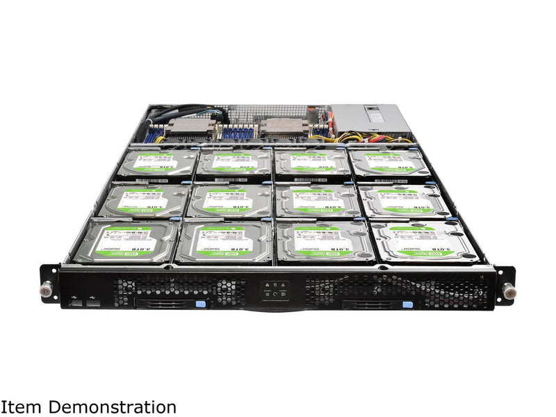 ASRock Rack 1U12XL-C622 RPSU 1U Rackmount Server Barebone LGA 3647 Intel C622