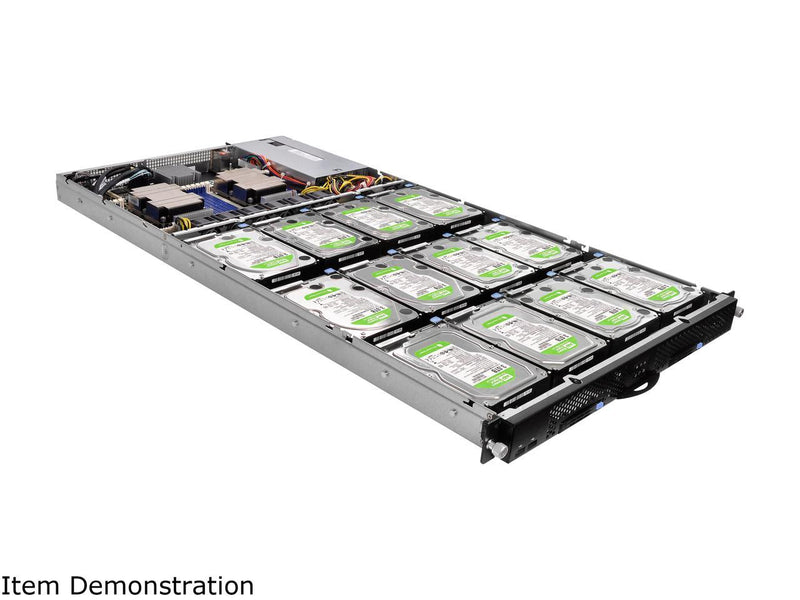 ASRock Rack 1U12XL-C622 RPSU 1U Rackmount Server Barebone LGA 3647 Intel C622