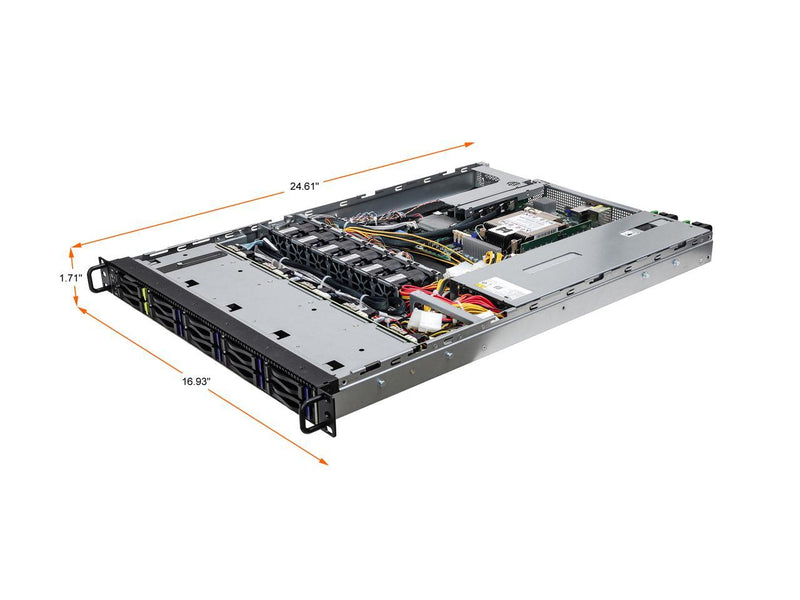 ASRock Rack 1U8S2E-ICX/2T 1U Rackmount Server Barebone LGA 4189 Intel C621A,