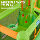 SUNNY & FUN COMPACT BOUNCE-A-ROUND INFLATABLE WATER SLIDE PARK - MULTI - Like New