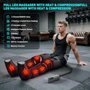 PRYFY LEG MASSAGER WITH HEAT AND COMPRESSION FE-7204B - BLACK - Like New