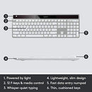 LOGITECH K750 WIRELESS SOLAR POWERED KEYBOARD FOR MAC	GL - SILVER - Like New