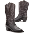 Vintage Foundry Co. Women's Trudy Tall Boot Casual Slip On Pointed Toe Flat Sole - Like New