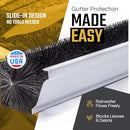 GutterBrush 4.25" Downspout Guards Fits 5 Inch Gutters 4-Pack 18" B00872KA5S - Brand New