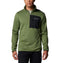 COLUMBIA MEN COLUMBIA HIKE II TECHNICAL HALF ZIP FLEECE CANTEEN, BLACK M - Brand New