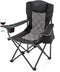 ARROWHEAD OUTDOOR PORTABLE FOLDING CAMPING CHAIR HEAVY-DUTY - BLACK Like New