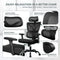 GENERIC ERGONOMIC DESK CHAIR HIGH BACK GAMING CHAIR RECLINING COMFY - BLACK - Like New