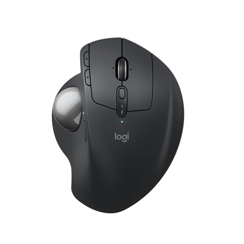 LOGITECH MX ERGO S ADVANCED WIRELESS TRACKBALL MOUSE USB-C MR0113 - GRAPHITE - Like New