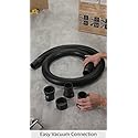 VACMASTER V2H7 7FT HOSE W/ ADAPTERS FOR USE WITH 2.5" WET/DRY VACUUM HOSES, Gray - Like New