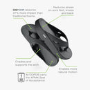 OOFOS OORIGINAL RECOVERY SANDAL SIZE: MEN 14 WOMEN 16 SLATE - Like New