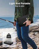 SOOWAY SMALL PISTOL GUN SAFE BIOMETRIC GUN SAFE FOR HANDGUN - BLACK - Like New