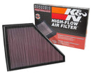 K&N HIGH-FLOW ORIGINAL LIFETIME ENGINE AIR FILTER - CADILLAC XT5 V6-3.6L F/I - Like New