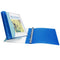 AVERY FLEXIBLE VIEW 3 RING BINDER 1 INCH ROUND RINGS 1 COUNT - BLUE - Brand New