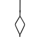 Yaheetech 5Pcs Fireplace Tools Set Wrought Iron - Black - Brand New