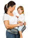 FLEEROSE CPC-CERTIFIED HIP SEAT BABY CARRIER JP0981 - GRAY - Like New