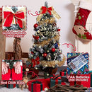 Hipykat 3ft Artificial Christmas Tree Decorations Mini Pine Tree 30 LED Lights - Brand New