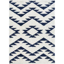 Edona Moroccan Tribal White Shag Rug - Brand New