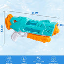LOLYADN Water Gun - 2 Pack, 1200CC, High Capacity, 26 Ft Shoot Distance - Green - Like New