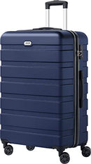 ANYZIP LUGGAGE PC ABS HARDSIDE LIGHTWEIGHT SUITCASE WITH 4 UNIVERSAL WHEELS - Like New