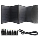 Alpha Digital SFZD-40 40W 18V Foldable Portable Solar Charging Panel - Black - Brand New