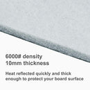 DUWEE DELUX IRONING BOARD PADDING, EXTRA DENSE FELT MATERIAL, 54" X 18" - WHITE - Brand New