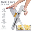 DAYIH UPGRADE SAFE MANDOLINE SLICER FOR KITCHEN - MULTIFUNCTIONAL VEGETABLE - Like New