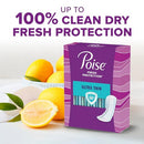 Poise Ultra Thin Incontinence Pads 4 Drop Moderate Absorbency 60 Count - Brand New