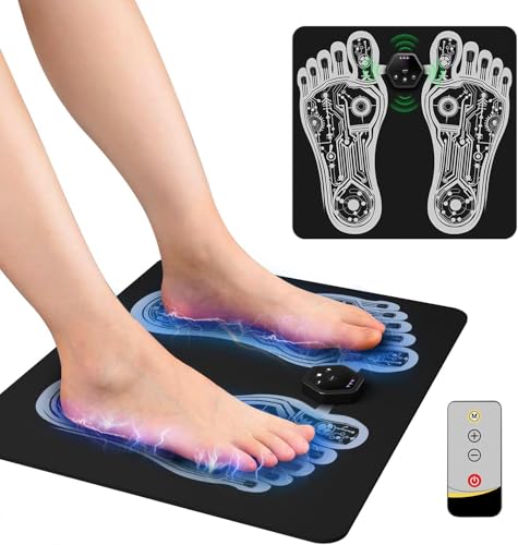 OKJY EMS FOOT STIMULATOR FOR MUSCLE PERFORMANCE AND PAIN RELIEF C4 - BLACK - Brand New