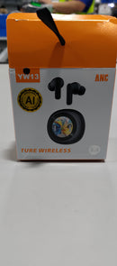GENERIC YW13 ACTIVE NOISE CANCELLING BLUETOOTH EARBUDS ANC SMART  - BLACK - Like New