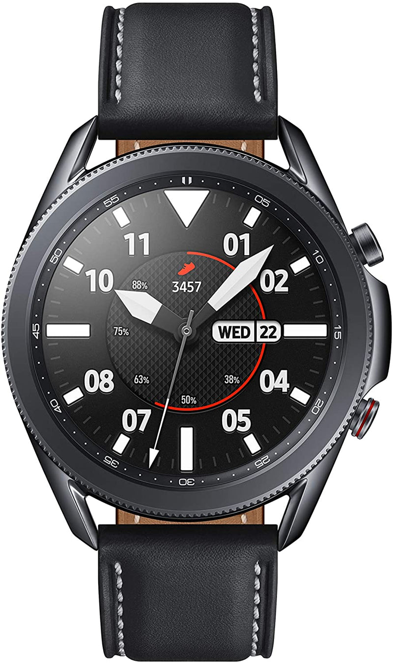 SAMSUNG GALAXY WATCH 3 45MM LTE SMARTWATCH MYSTIC BLACK SM-R845UZKAXAR - Brand New