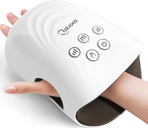 COTSOCO HAND MASSAGER WITH HEAT AND COMPRESSION MA315 - WHITE - Like New