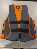 STEARNS HYDROPRENE ADULT LIFE JACKET - SIZE: MEN M - BLACK/ORANGE - Brand New
