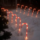 COOLWUFAN Christmas Candy Cane Pathway Markers, 12 Pack 22" 60LS B097YJTZFG - Like New
