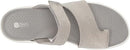 BZEES WOMENS CARRY ON SLIDE SANDAL - SIZE: WOMEN 6.5 - SILVER SMOKE CAMO - Like New