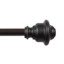 Kenney KN75242 Fast Fit Easy Install Finn Knob End Decorative Window Curtain Rod - Like New
