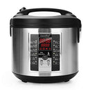 COMFEE' Rice Cooker Slow Steamer Stewpot Sauté (5.2Qt ) MB-M25 - Silver/Black - Like New