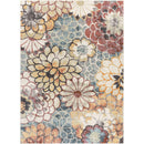 Lissa Bohemian Eclectic Floral Blue Rug - Brand New