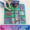 PAW PATROL MOVIE PUP SQUAD PLAY MAT CHASE & VEE PUP SQUAD RACER TOY CARS - Like New