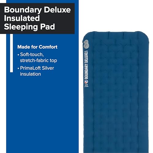 BIG AGNES BOUNDARY DELUXE INSULATED SLEEPING PAD 20X72 GIBRALTAR SEA - Brand New