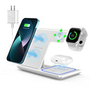 ANYLINCON 3 IN 1 WIRELESS CHARGER STATION IPHONE/IWATCH/AIRPODS WHITE Like New