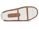 FLOAFERS KIDS PRODIGY DRIVER YOUTH 7 TODDLER TAN/BRIGHT WHITE - Brand New