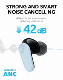 SOUNDCORE P30I BY ANKER NOISE CANCELLING EARBUDS STRONG AND SMART NOISE - BLUE - Like New