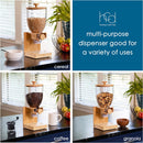 Honey-Can-Do Bamboo Cereal Dispenser (KCH-09867) - Natural - Like New