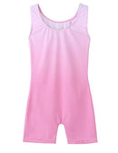 Arshiner Girls Gymnastics Shorts Color Gradient Shiny Diamond Biketard - Brand New