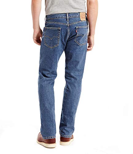 LEVI'S MEN'S 505 REGULAR FIT JEANS - SIZE 32W X 32L - STONEWASH/STRETCH - Brand New