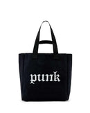 ALLSAINTS IZZY PUNK EAST/WEST TOTE W600XD - BLACK - Brand New