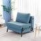 VONANDA MODERN SOFA FOLDING BED SLEEPER CONVERTIBLE CHAIR MULTI-FUNCTION BLUE - Like New