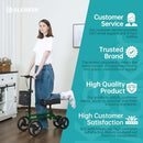 ELENKER YF-9005E ADJUSTABLE STEERABLE MEDICAL KNEE WALKER - Scratch & Dent